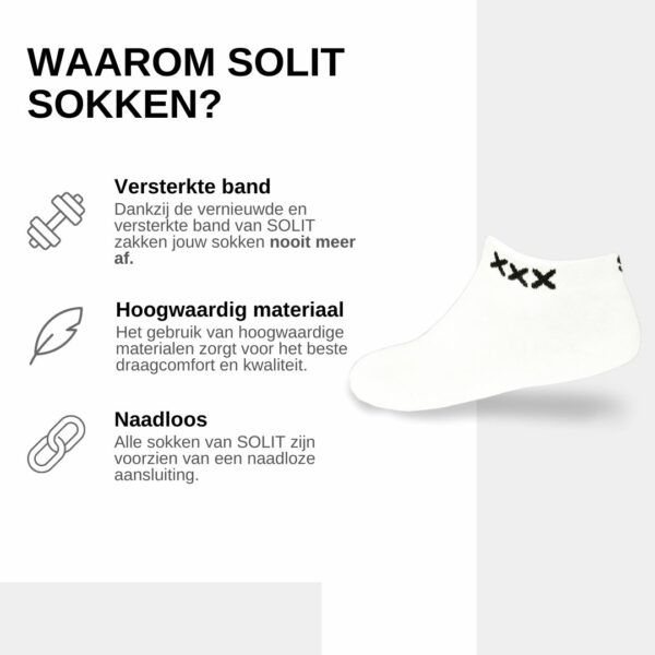 SOLIT sock - orginals amsterdam wit - SOLIT